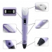 3D-ручка с экраном 3DPen-2 с Эко Пластиком PLA (9 метров ) 3Д Ручка Purple