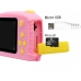 Цифровой детский фотоаппарат Children fun Camera Зайчик детская фото-видеокамера Pink
