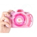 Детский фотоаппарат генератор для мыльных пузырей Bubble Camera Pink