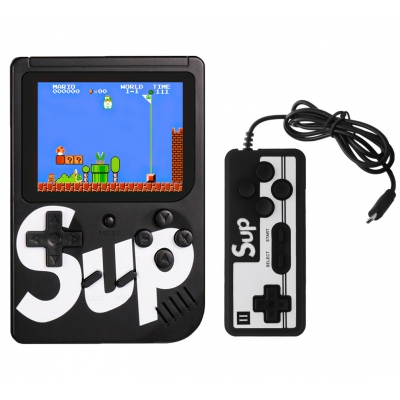 Портативная приставка Sup 400 Game Box с джойстиком для второго игрока Black