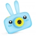 Цифровой детский фотоаппарат Children fun Camera Зайчик детская фото-видеокамера Blue