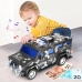 Детская вращающаяся копилка сейф с музыкой Military car Safe Box в виде военной машины Grey