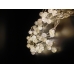 Светодиодная гирлянда штора "Шарики" 50 LED Шаров 3х0.4/0.6 м Теплый белый