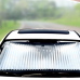 Солнцезащитная складная шторка 150х70 см для авто CarGuard Гармошка на лобовое стекло