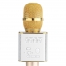 Беспроводной караоке микрофон Q9 NBZ Bluetooth USB с чехлом Gold