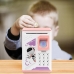 Детская электронная копилка сейф NBZ ROBOT BODYGUARD с кодовым замком и отпечатком пальца Pink