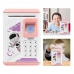 Детская электронная копилка сейф NBZ ROBOT BODYGUARD с кодовым замком и отпечатком пальца Pink